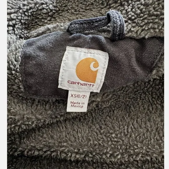 *DISCONTINUED-Wildwood-Carhartt Jacket | Black w/ Sherpa Lining | XS | VTG | EUC - Picture 3 of 5